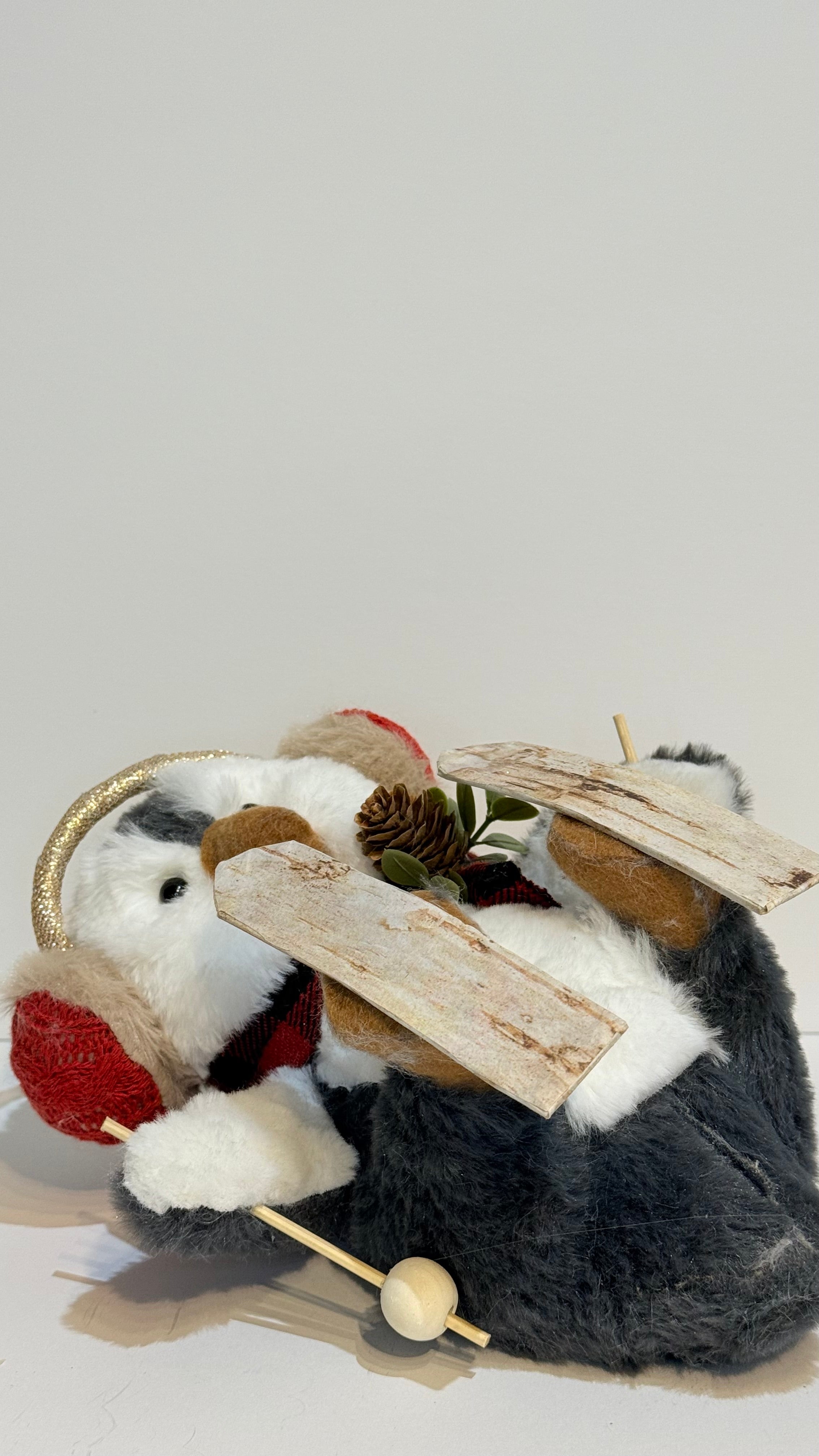 Pingüino con esquís