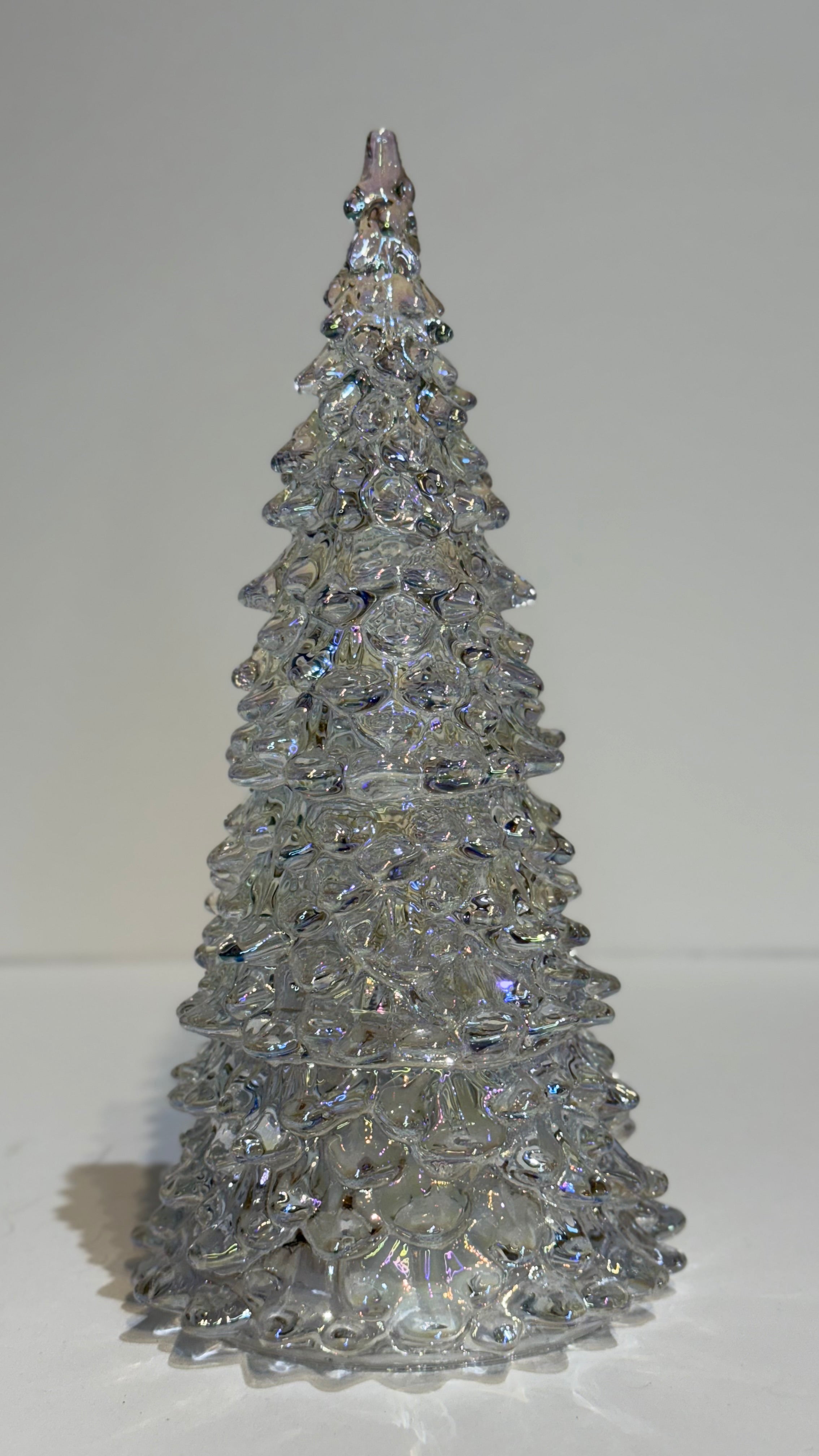 Pino de cristal blanco tornasol