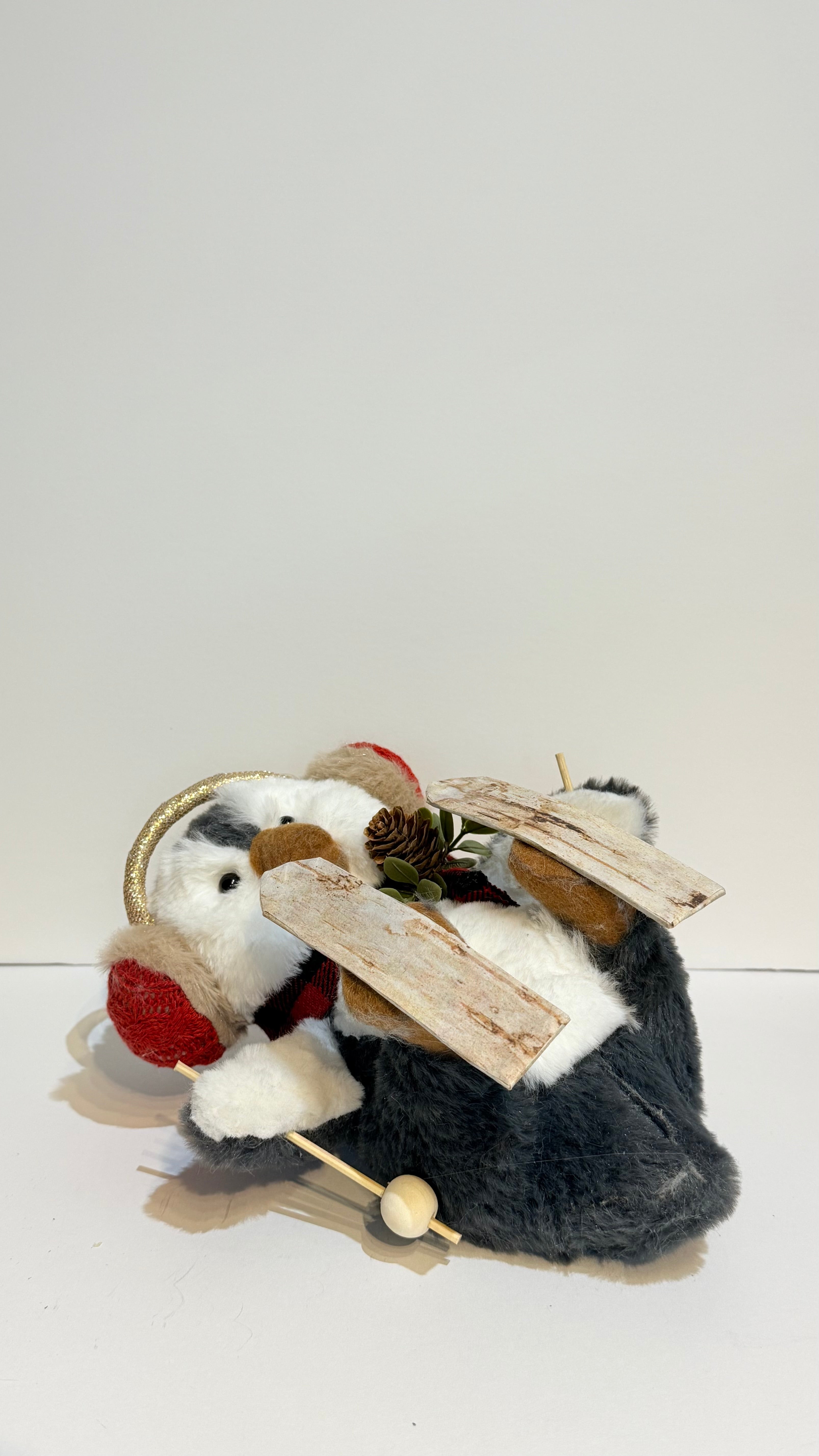 Pingüino con esquís