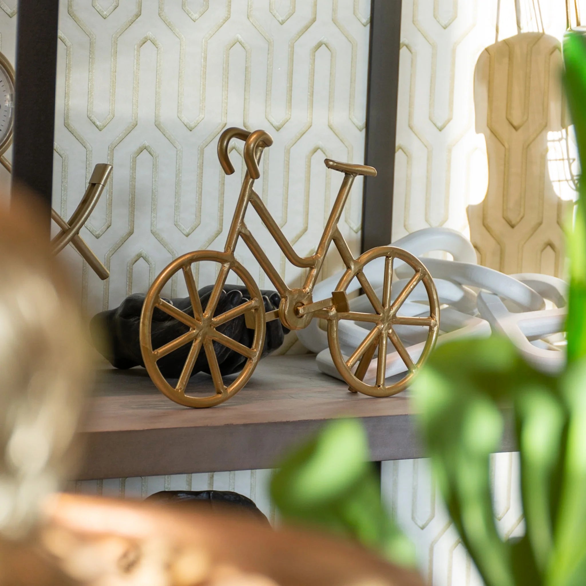 BICICLETA DECORATIVA DE METAL