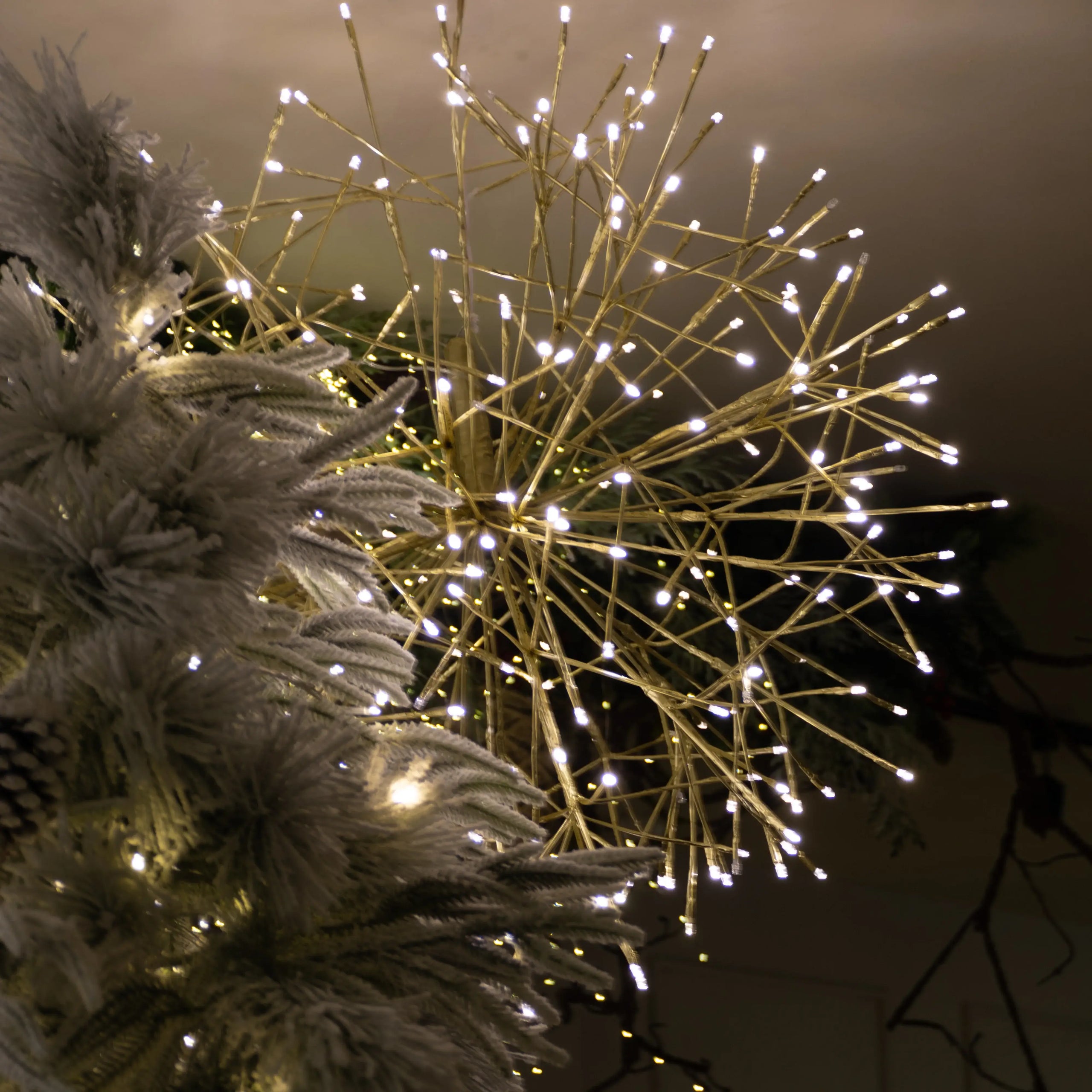 ERIZO DE LUZ LED 120F CALIDA