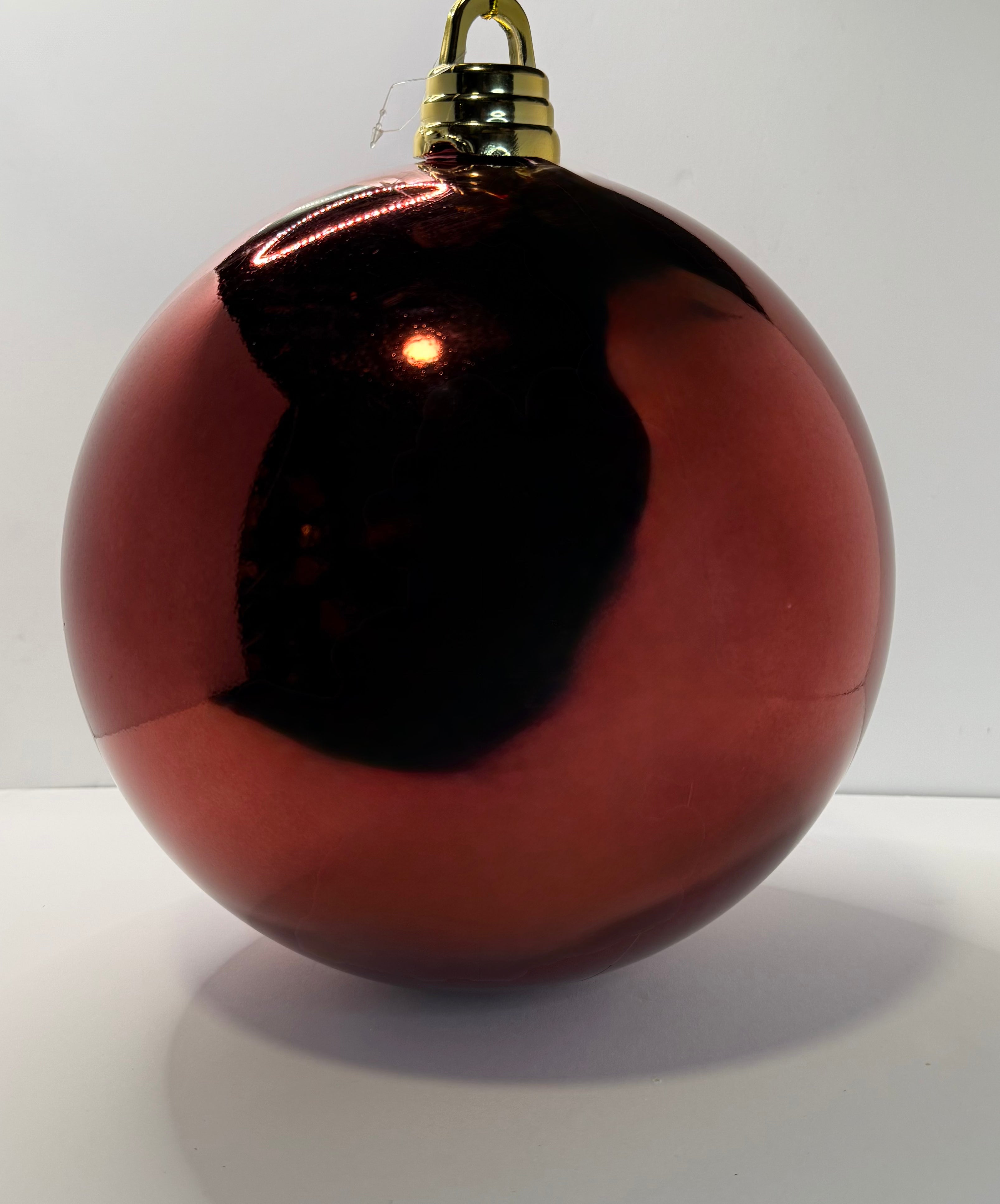 Esfera de espejo color vino 30 cm