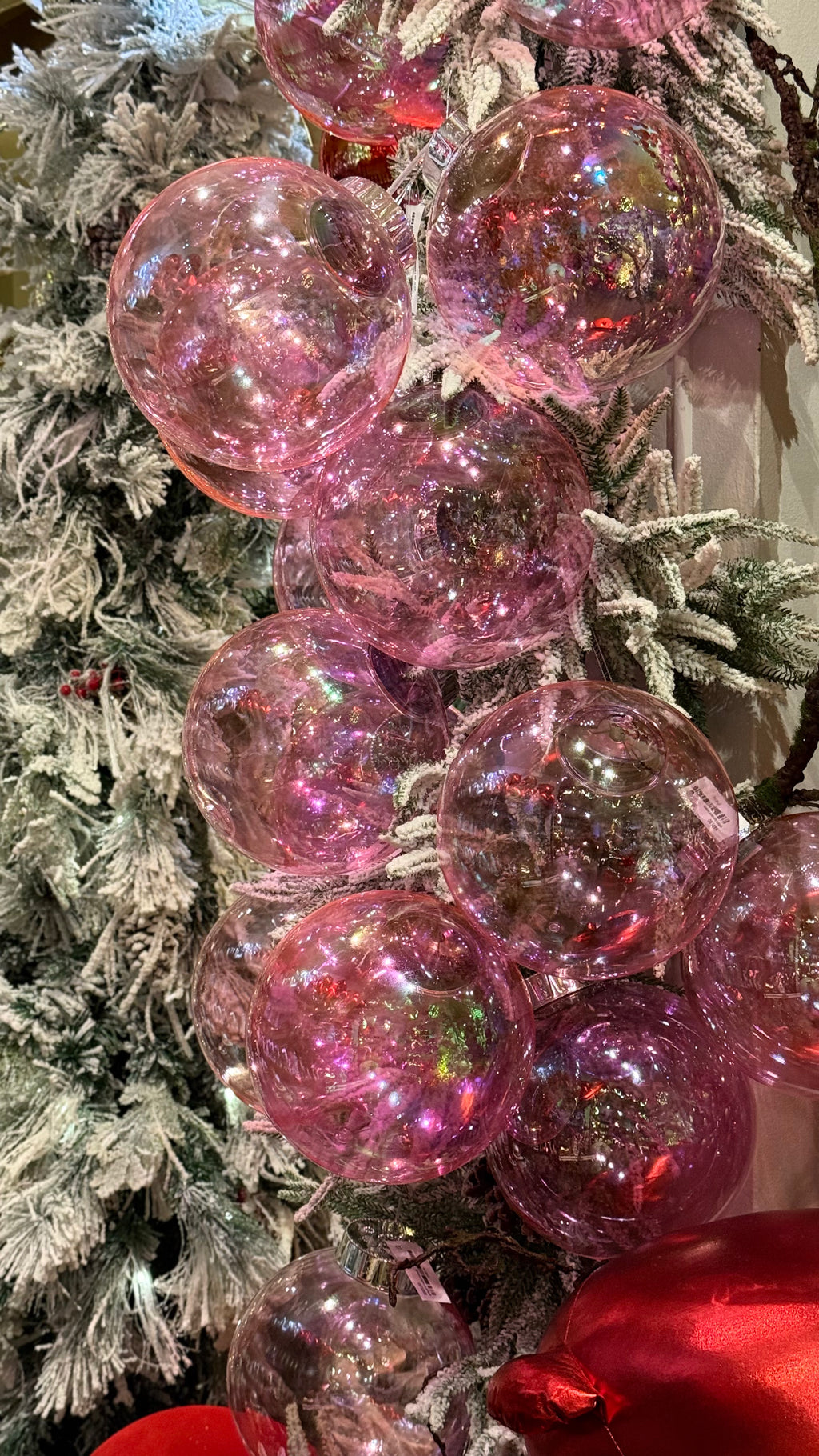 Esfera tornasol 20cm rosa