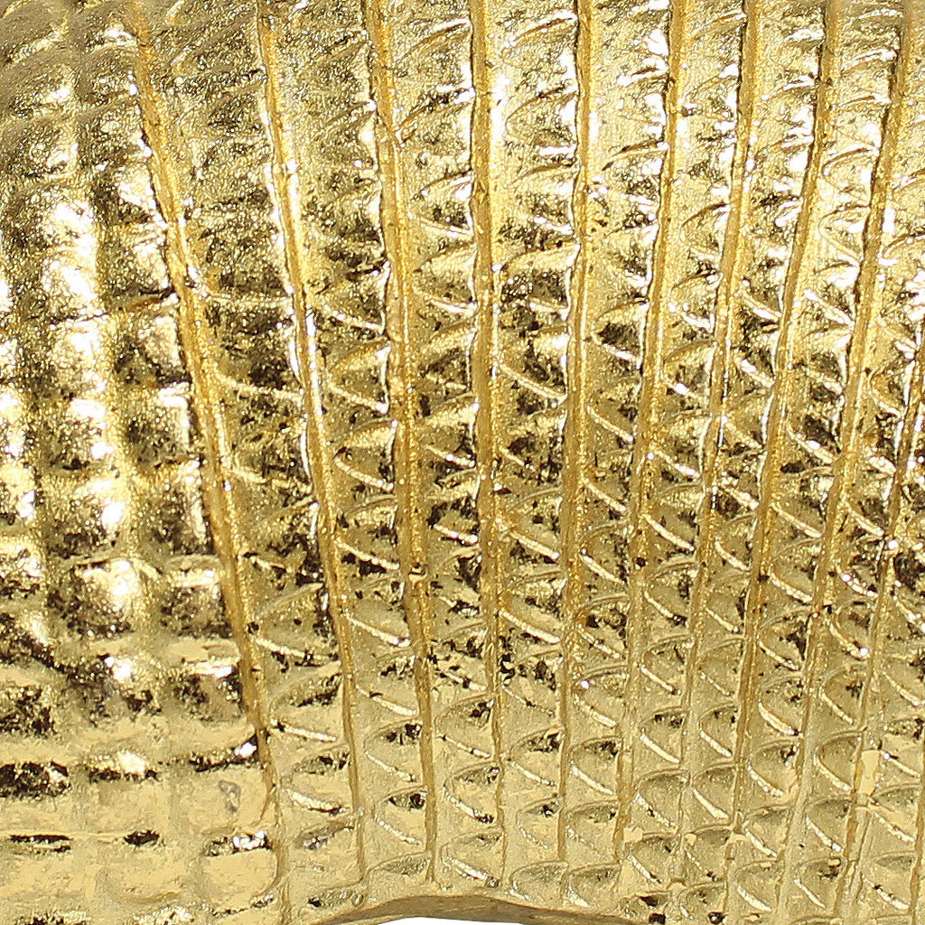 ARMADILLO DE RESINA DORADO